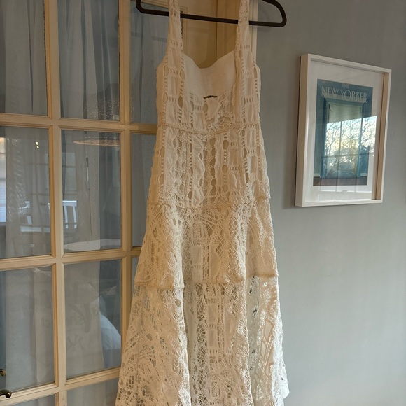 Alexis Ivory Lace Maxi Dress